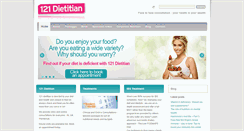 Desktop Screenshot of 121dietitian.com